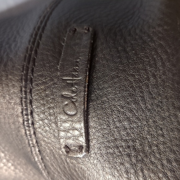 Large black pebble leather Cole Haan hobo bag - Picture 3 of 13